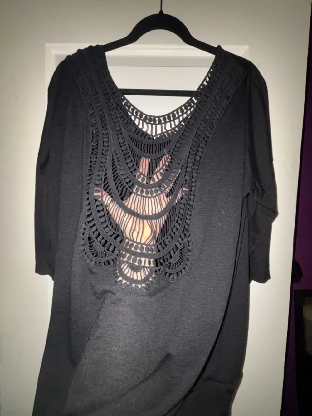 Torrid rare black knit back Dolman Top 2x - Picture 3 of 3